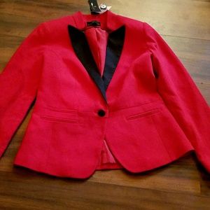 NWT Worthington Cherry Cardinal Red Blazer